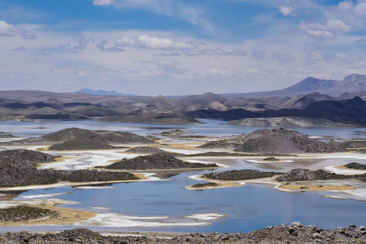 Seenlandschaft in Bolivien